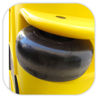 Built-in wheels feature