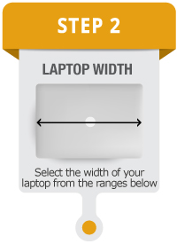 Laptop width