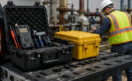 Protective cases for field service teams, diagnostics, tools, and portable equipment