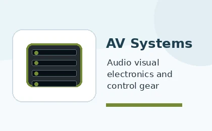 AV rack equipment case graphic