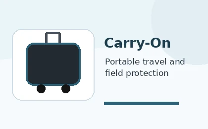 Carry-on protective case graphic