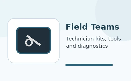 Field technician equipment case graphic