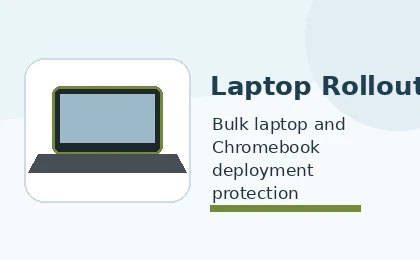 Laptop rollout protective case graphic