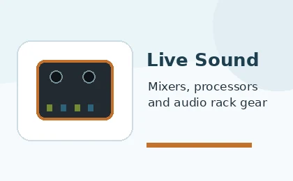 Live sound rack case graphic
