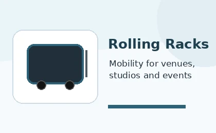 Rolling rack case graphic