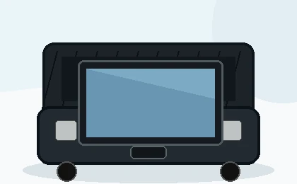 Flat screen transport case solution
